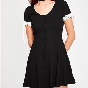 Current Mood Addamz Gurl Babydoll Dress NWOT